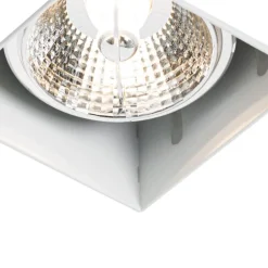 QAZQA Moderne inbouwspot wit GU10 AR70 trimless - Oneon