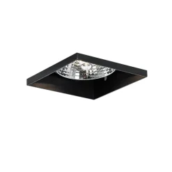 QAZQA Moderne inbouwspot zwart GU10 AR70 trimless - Oneon
