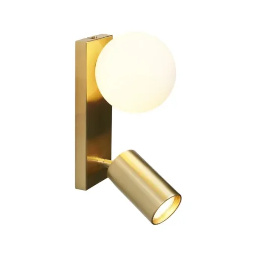 QAZQA Moderne plafondlamp messing 2-lichts kantelbaar - Lesly
