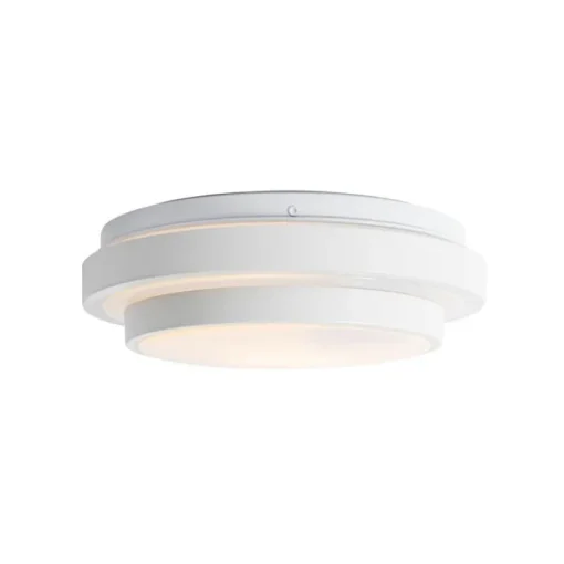 QAZQA Moderne plafondlamp wit 25 cm IP44 - Walden