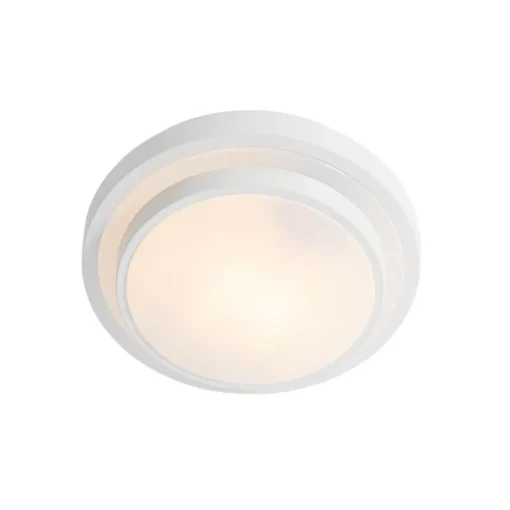 QAZQA Moderne plafondlamp wit 25 cm IP44 - Walden