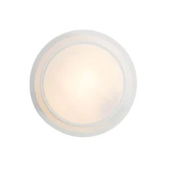 QAZQA Moderne plafondlamp wit 25 cm IP44 - Walden