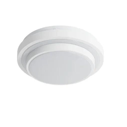 QAZQA Moderne plafondlamp wit 25 cm IP44 - Walden