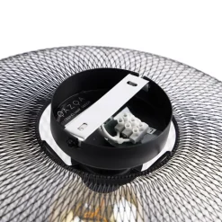 QAZQA Moderne plafondlamp zwart 45 cm - Mesh Ball
