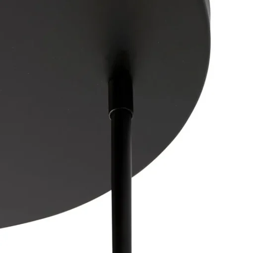QAZQA Moderne plafondlamp zwart 3-lichts - Facil