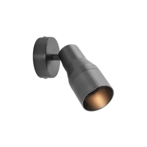 QAZQA Moderne plafondspot gunmetal GU10 50mm rond - Stanley