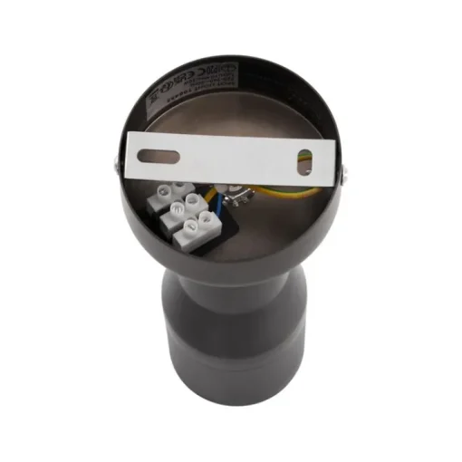 QAZQA Moderne plafondspot gunmetal GU10 50mm rond - Stanley