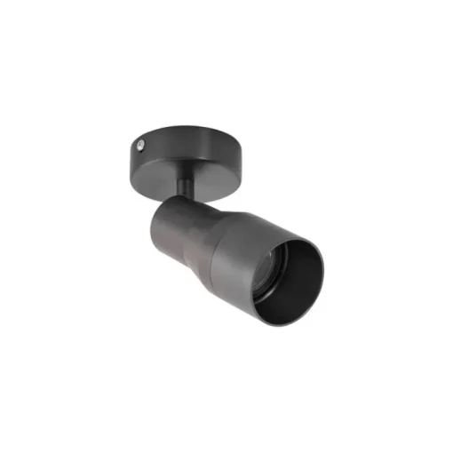 QAZQA Moderne plafondspot gunmetal GU10 50mm rond - Stanley