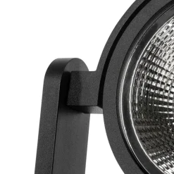 QAZQA Moderne plafondspot zwart draai- en kantelbaar GU10 111mm - Master