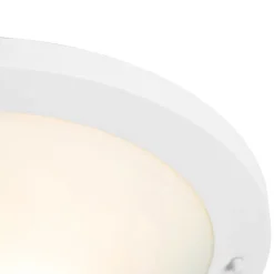 QAZQA Moderne plafonnière wit 41 cm IP44 - Yuma
