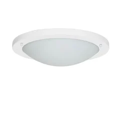 QAZQA Moderne plafonnière wit 41 cm IP44 - Yuma