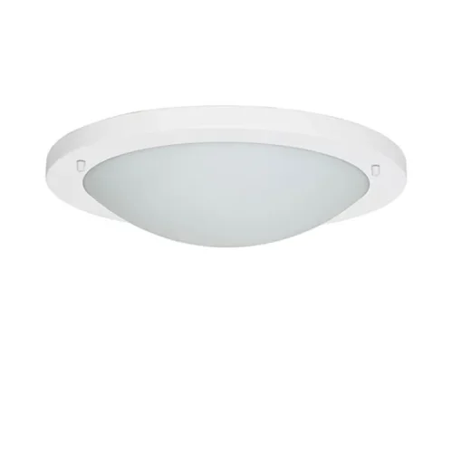 QAZQA Moderne plafonnière wit 41 cm IP44 - Yuma