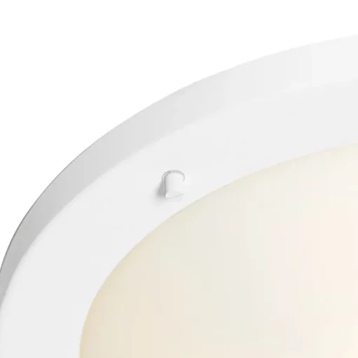 QAZQA Moderne plafonnière wit 41 cm IP44 - Yuma