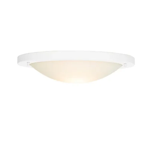 QAZQA Moderne plafonnière wit 41 cm IP44 - Yuma