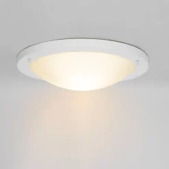 QAZQA Moderne plafonnière wit 41 cm IP44 - Yuma