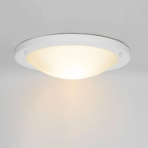 QAZQA Moderne plafonnière wit 41 cm IP44 - Yuma