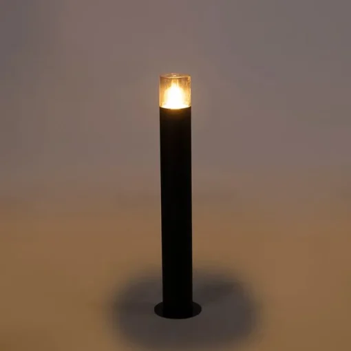 QAZQA Moderne staande buitenlamp zwart 70 cm - Odense