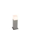 QAZQA Moderne staande buitenlamp grijs 30 cm IP44 - Denmark