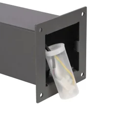 QAZQA Moderne staande buitenlamp 70 cm donkergrijs IP44 - Denmark