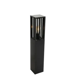 QAZQA Moderne staande buitenlamp zwart 80 cm IP44 - Dijon