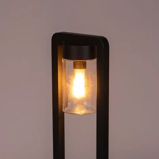 QAZQA Moderne staande buitenlamp zwart IP44 - Jarra Balanco