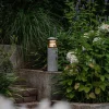 QAZQA Moderne staande buitenlamp graniet 40 cm - Happy