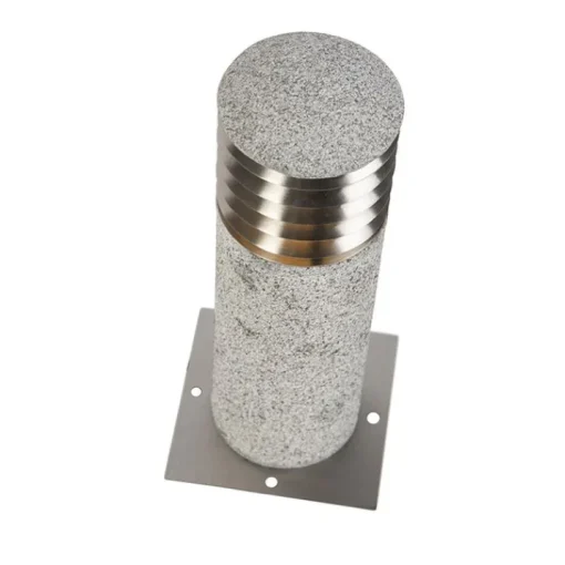 QAZQA Moderne staande buitenlamp graniet 40 cm - Happy