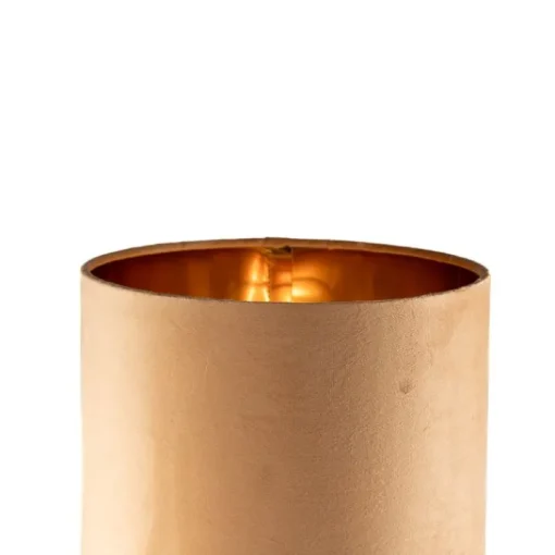 Honsel Moderne tafellamp geel met goud - Rosalina