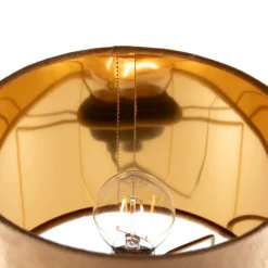 Honsel Moderne tafellamp geel met goud - Rosalina