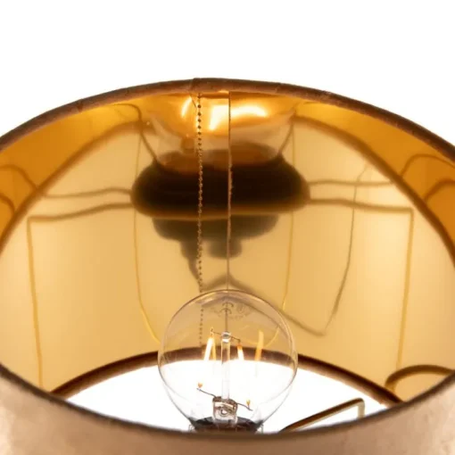 Honsel Moderne tafellamp geel met goud - Rosalina