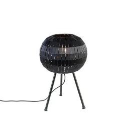 QAZQA Moderne tafellamp tripod zwart - Zoë