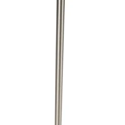 QAZQA Moderne vloerlamp staal incl. LED dimbaar met leesarm - Strela