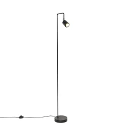 QAZQA Moderne vloerlamp zwart verstelbaar - Java