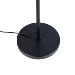 QAZQA Moderne vloerlamp zwart verstelbaar - Parte