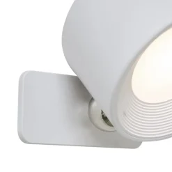 QAZQA Moderne wand- en plafondlamp wit incl. LED oplaadbaar - Bright