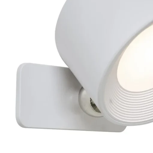 QAZQA Moderne wand- en plafondlamp wit incl. LED oplaadbaar - Bright
