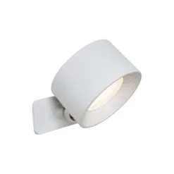 QAZQA Moderne wand- en plafondlamp wit incl. LED oplaadbaar - Bright