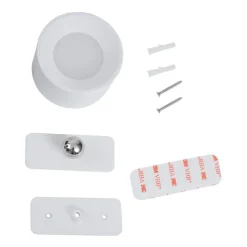 QAZQA Moderne wand- en plafondlamp wit incl. LED oplaadbaar - Bright