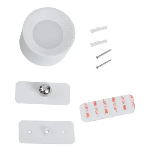 QAZQA Moderne wand- en plafondlamp wit incl. LED oplaadbaar - Bright