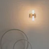 QAZQA Moderne wandlamp chroom 2-lichts IP44 - Bath