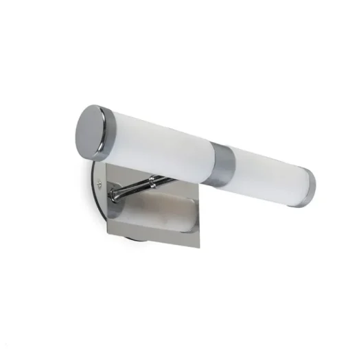 QAZQA Moderne wandlamp chroom 2-lichts IP44 - Bath