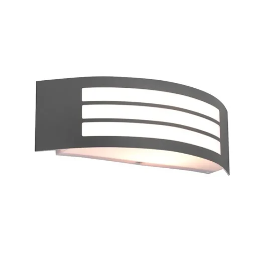 QAZQA Moderne wandlamp donker grijs IP44 - Sapphire Deluxe