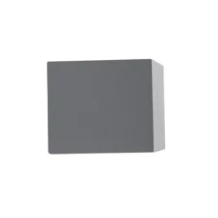 QAZQA Moderne wandlamp donkergrijs IP44 - Baleno