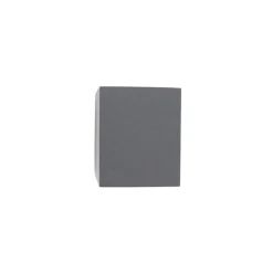 QAZQA Moderne wandlamp donkergrijs IP44 - Baleno