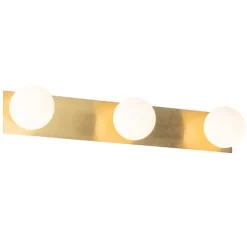 QAZQA Moderne wandlamp goud 48 cm IP44 3-lichts - Cederic