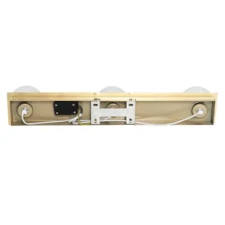 QAZQA Moderne wandlamp goud 48 cm IP44 3-lichts - Cederic
