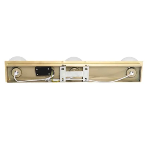 QAZQA Moderne wandlamp goud 48 cm IP44 3-lichts - Cederic