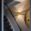QAZQA Moderne wandlamp goud 9,7 cm - Transfer Groove