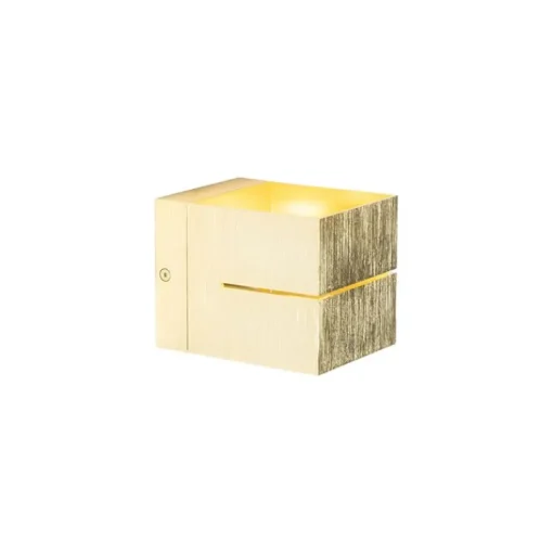 QAZQA Moderne wandlamp goud 9,7 cm - Transfer Groove