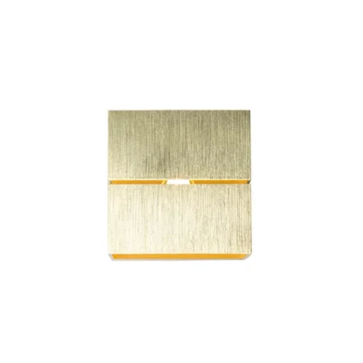 QAZQA Moderne wandlamp goud 9,7 cm - Transfer Groove